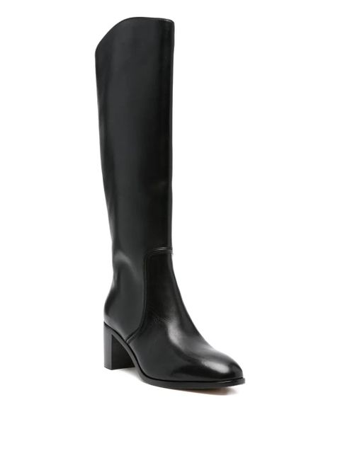 Lauren Ralph Lauren 60mm leather knee boots - Black - zdjęcie produktu nr 2