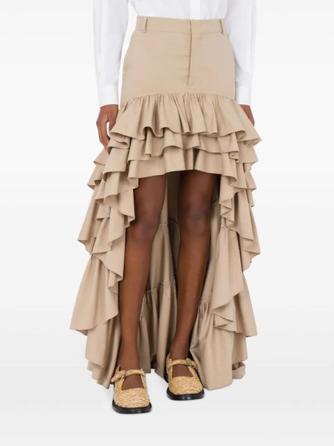 Moschino ruffled maxi skirt - Neutrals - zdjęcie produktu nr 2