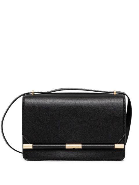 Victoria Beckham flap-closure leather cross-body bag - Black - zdjęcie produktu nr 1