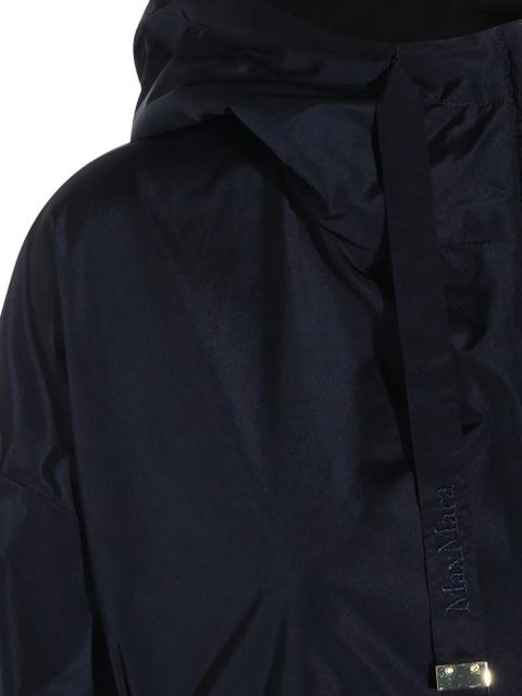 Max Mara hooded belted jacket - Blue