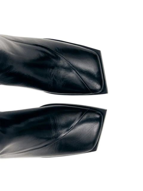 ALOHAS square-toe boots - Black