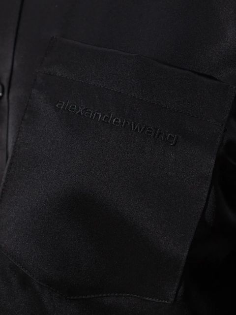 Alexander Wang patch-pocket shirt - Black