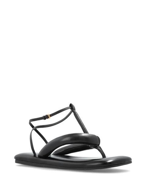 Givenchy Boudoir padded leather flip-flops - Black - zdjęcie produktu nr 2