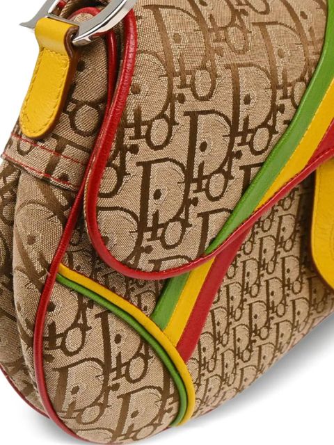 Christian Dior Pre-Owned 2004 Rasta Oblique Saddle shoulder bag - Neutrals - zdjęcie produktu nr 2