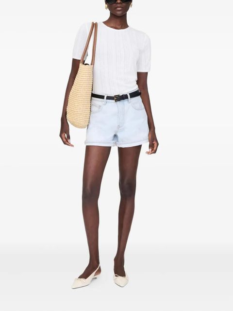 ANINE BING Dalton denim shorts - Blue - zdjęcie produktu nr 2