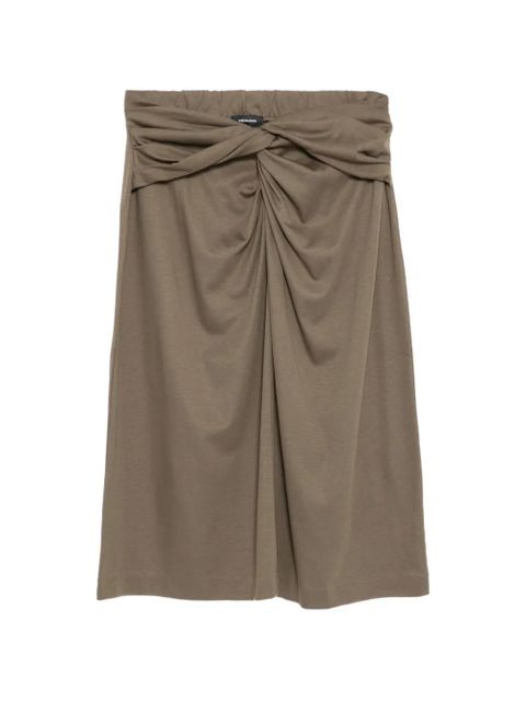 Yves Salomon knotted jersey skirt - Green - zdjęcie produktu nr 1
