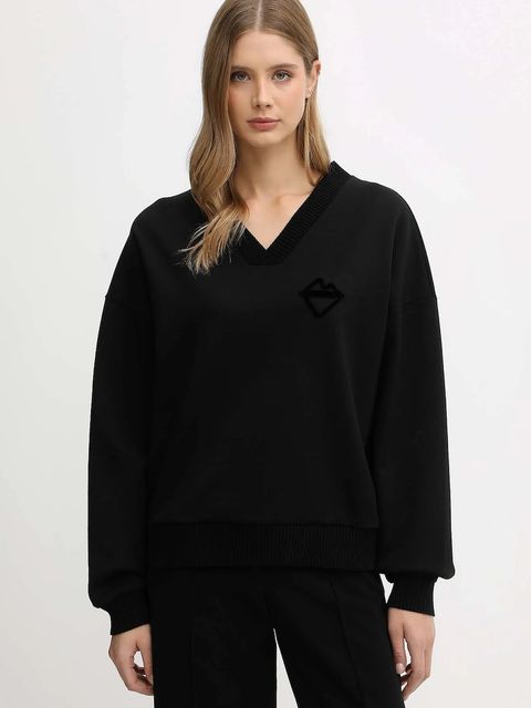 Iceberg bluza damska kolor czarny gładka E071 6331 - zdjęcie produktu nr 1