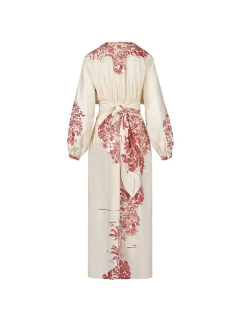 Johanna Ortiz Andar Aventurero midi dress - Neutrals