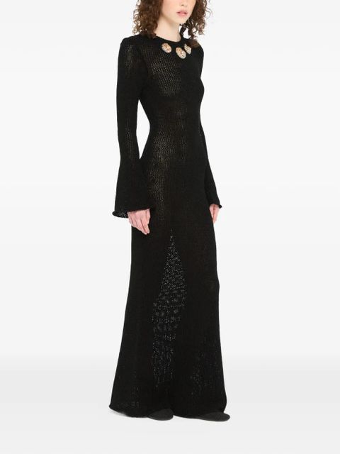 Alanui Island Memories maxi dress - Black - zdjęcie produktu nr 2