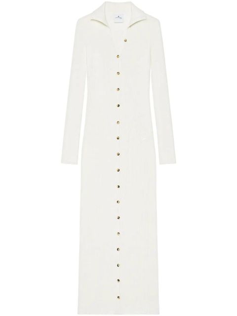 Courrèges ribbed dress - White - zdjęcie produktu nr 1