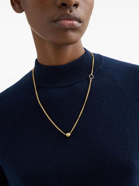 Jil Sander sphere-pendant necklace - Gold - zdjęcie produktu nr 2