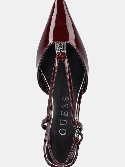 Guess szpilki DESIE kolor bordowy FLFDES PAF08