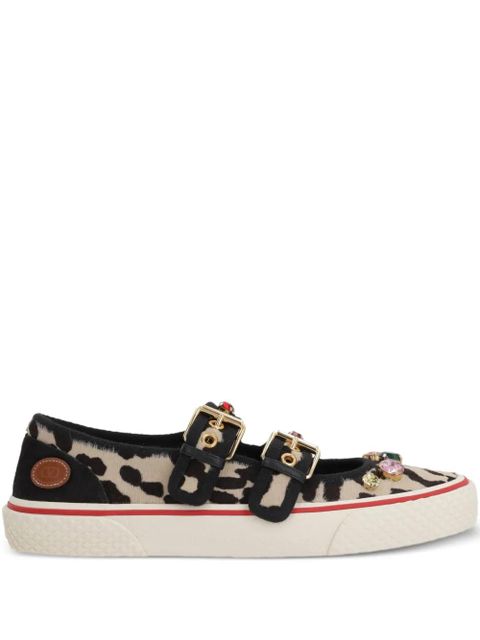 Valentino Garavani Dollyboard leopard-print sneakers - Neutrals - zdjęcie produktu nr 1