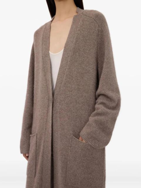 LouLou de Saison patch-pocket button cardigan coat - Neutrals