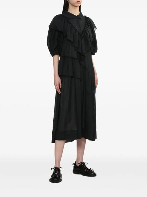 Simone Rocha cotton-blend dress - Black - zdjęcie produktu nr 2