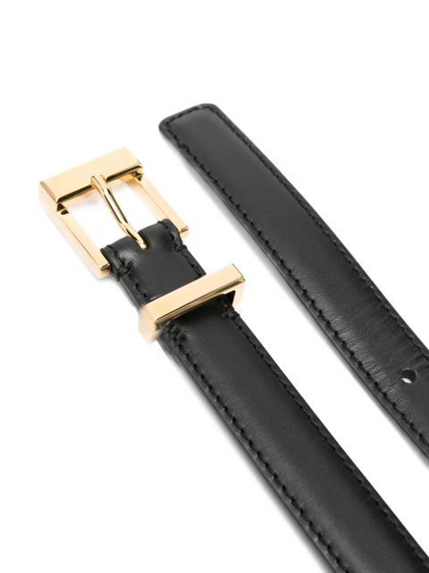KHAITE Manhattan leather belt - Black - zdjęcie produktu nr 2