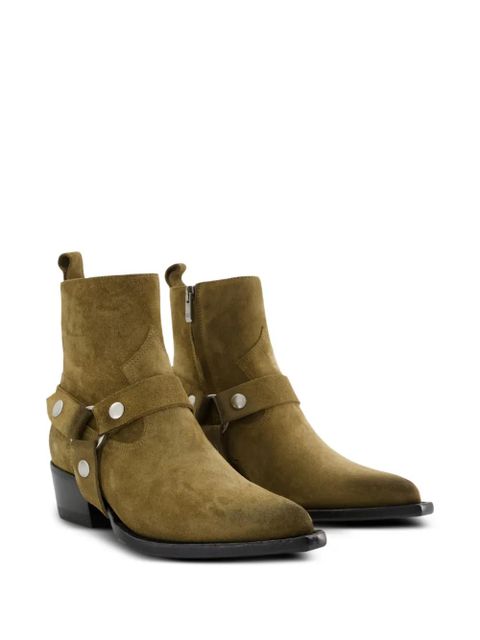 Golden Goose Debbie leather boots - Green - zdjęcie produktu nr 2