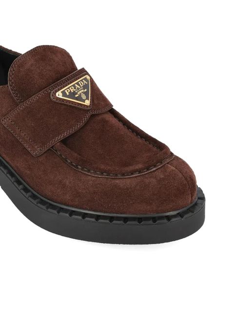 Prada suede loafers - Brown