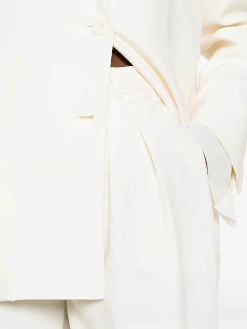 Eleh pleated palazzo pants - Neutrals