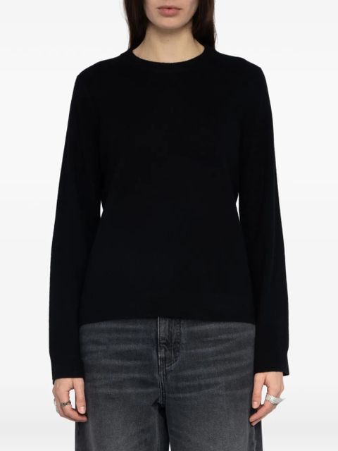 Zadig&Voltaire star-elbow sweater - Black