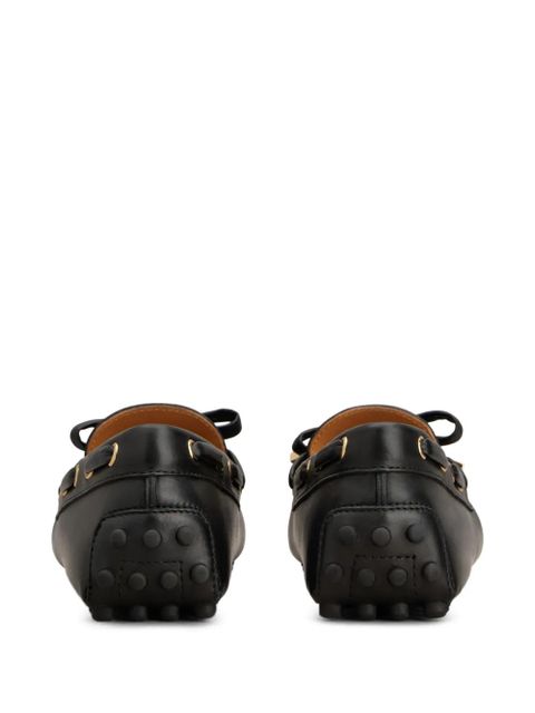 Tod's bow-detail gommino loafers - Black