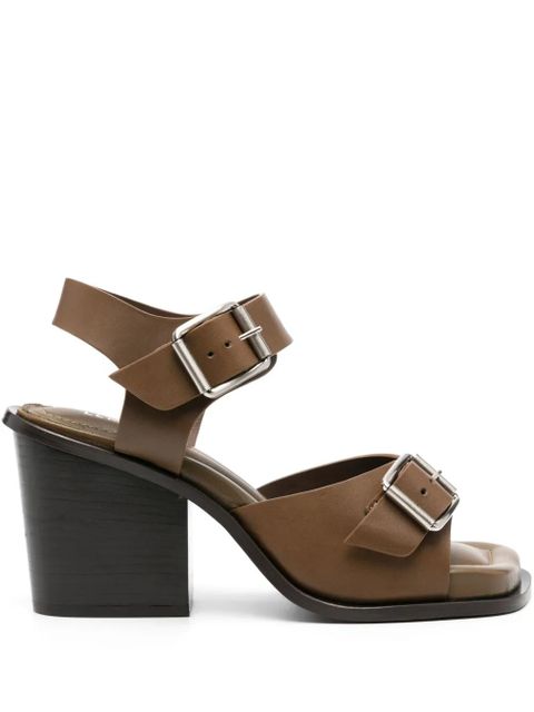 LEMAIRE 90mm leather sandals - Brown - zdjęcie produktu nr 1