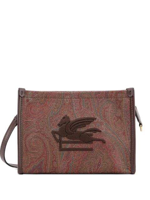 ETRO paisley-pattern logo-embroidered clutch bag - zdjęcie produktu nr 1