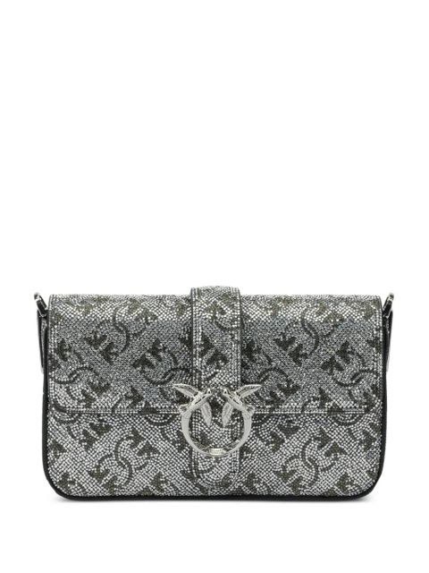 PINKO mini Love Glitter cross body bag - Blue - zdjęcie produktu nr 1