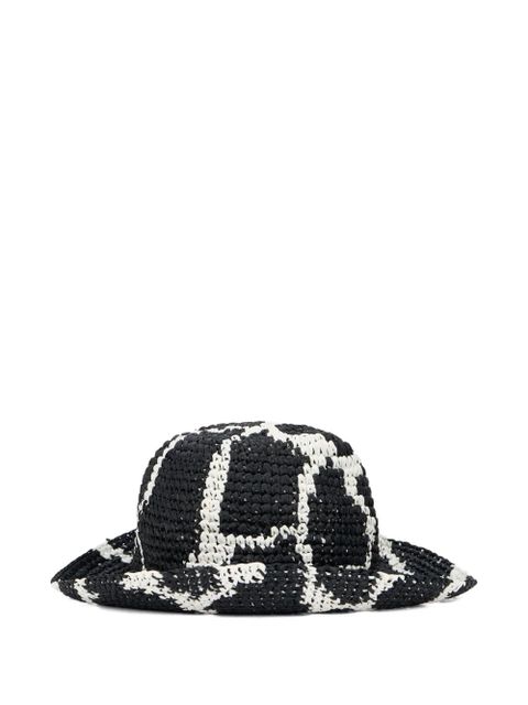 Valentino Garavani woven stud hat - Black - zdjęcie produktu nr 2
