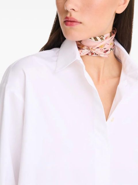 Longchamp Forêt silk scarf - Pink - zdjęcie produktu nr 2