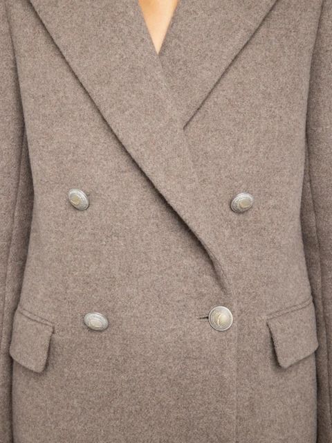 Zadig&Voltaire Miew double-breasted buttoned coat - Neutrals