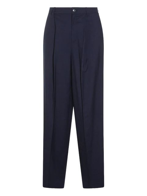 Aya Muse pleated-front side-pocket trousers - Blue - zdjęcie produktu nr 1