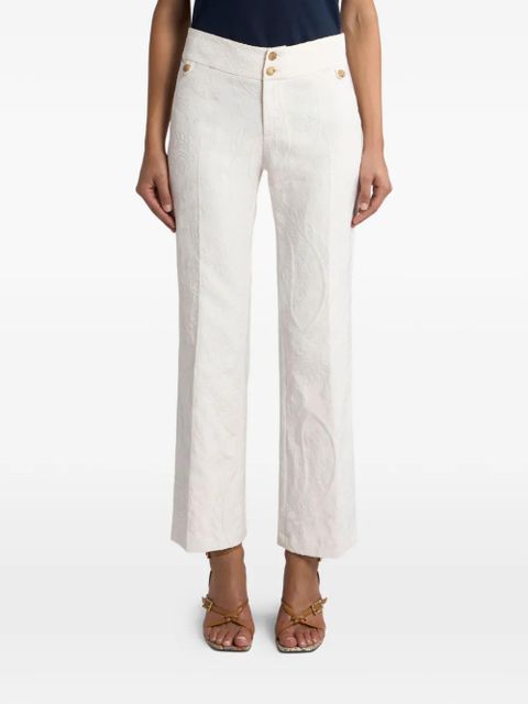 ETRO jacquard flared trousers - White - zdjęcie produktu nr 2