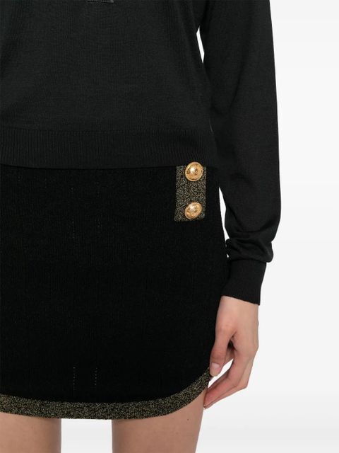 TOM FORD drop-shoulder Tops - Black