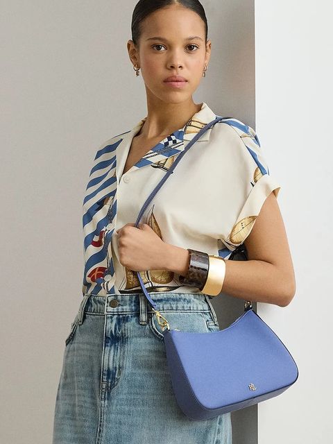 Lauren Ralph Lauren torebka skórzana