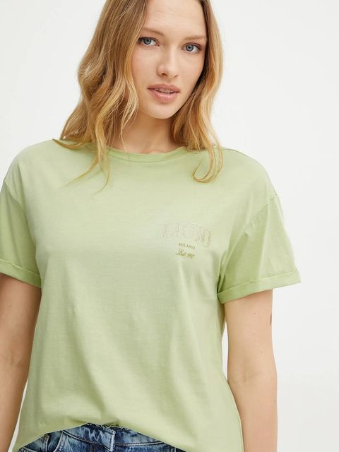 Liu Jo t-shirt bawełniany - zdjęcie produktu nr 2