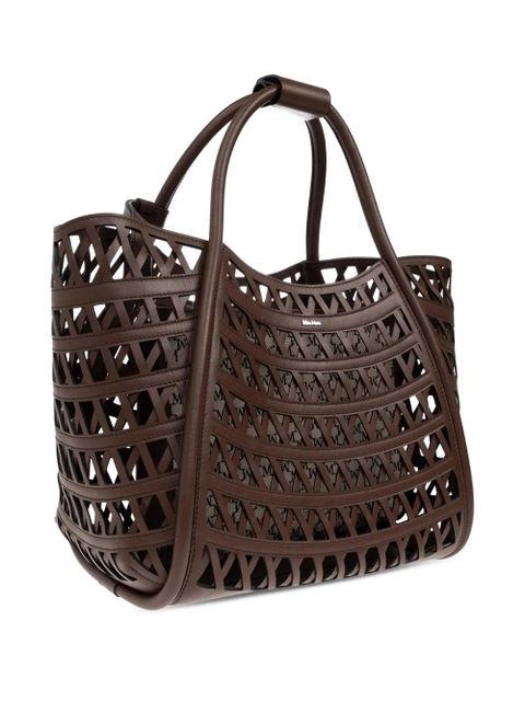 Max Mara Marine tote bag - Brown