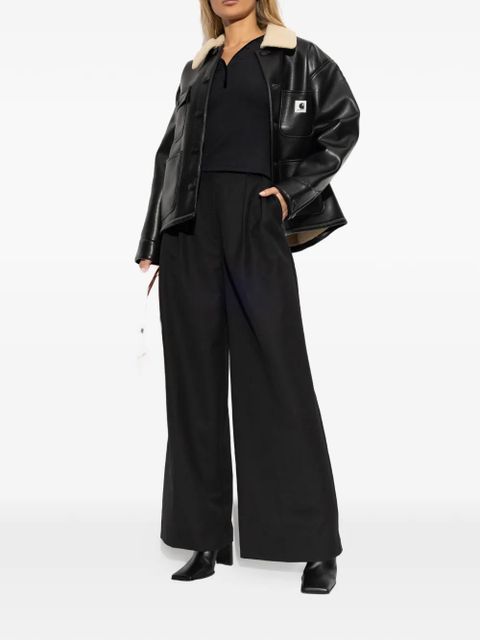 Carhartt WIP Shepton OG Michigan shearling-collar coat - Black - zdjęcie produktu nr 2