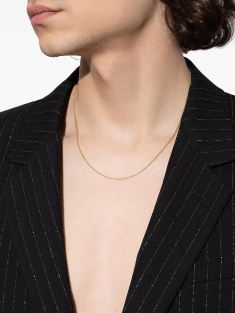 Dolce & Gabbana logo charm chain necklace - Gold