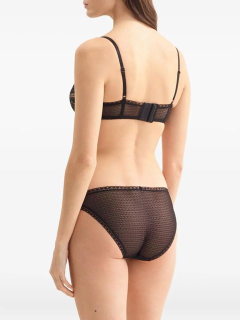 ERES Evidence lace demi-cup bra - Black