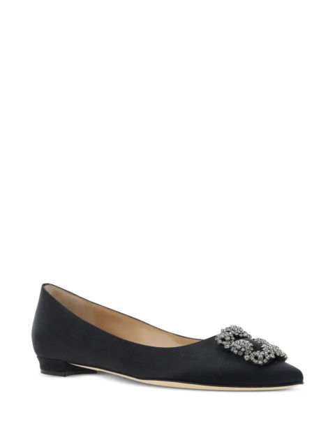 Manolo Blahnik Hangisiflat loafers - Black