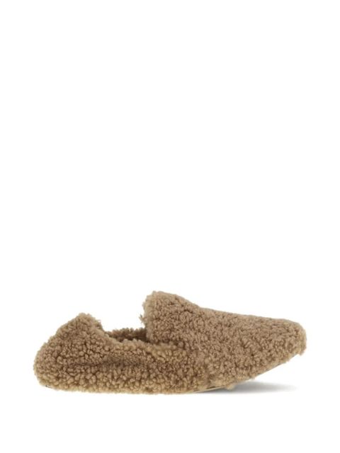 Le Monde Beryl shearling loafers - Neutrals - zdjęcie produktu nr 1