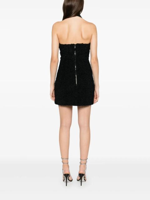 Balmain crystal-embellished mini dress - Black - zdjęcie produktu nr 2