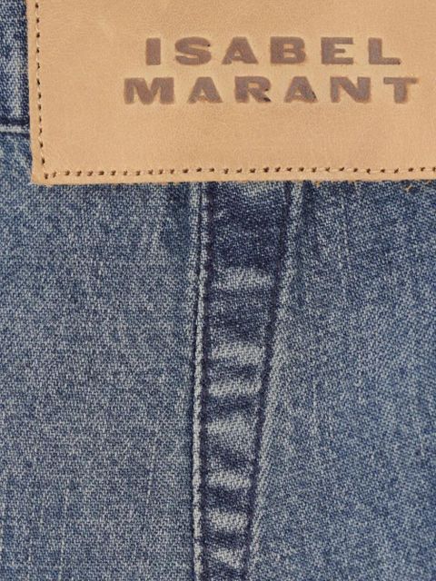 MARANT ÉTOILE pleat-pocket cargo jeans - Blue