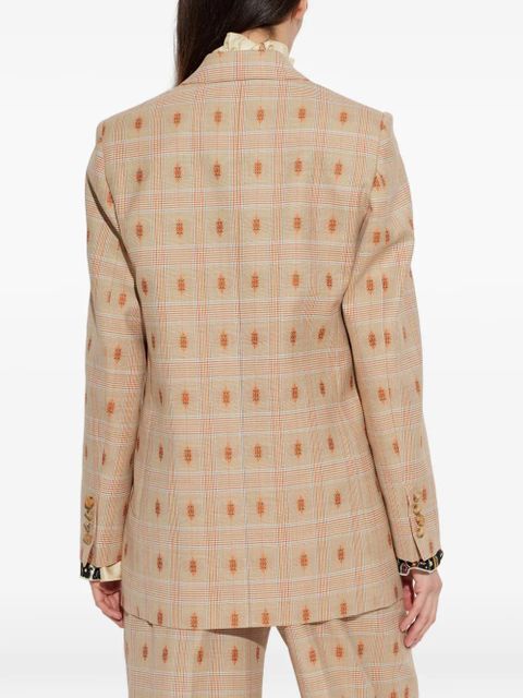 ETRO check-patterned blazer - Neutrals