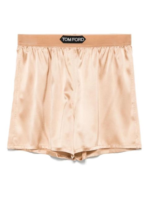 TOM FORD satin boxer shorts - Neutrals - zdjęcie produktu nr 1