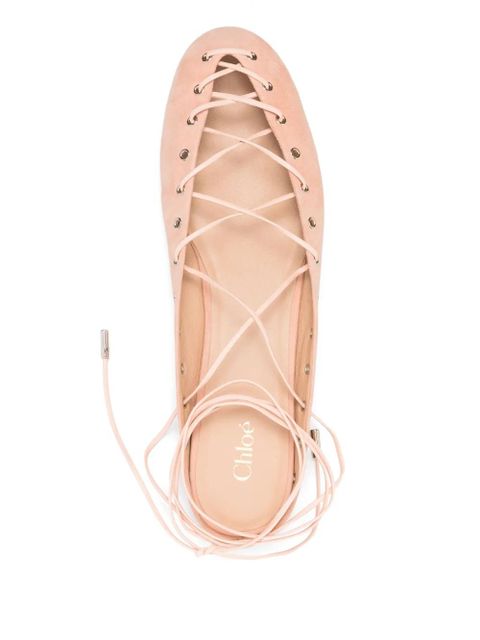 Chloé Ghillies ballet flats - Pink