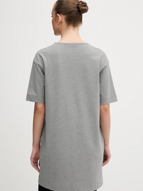 United Colors of Benetton sukienka kolor szary mini prosta 47CKDV0BW