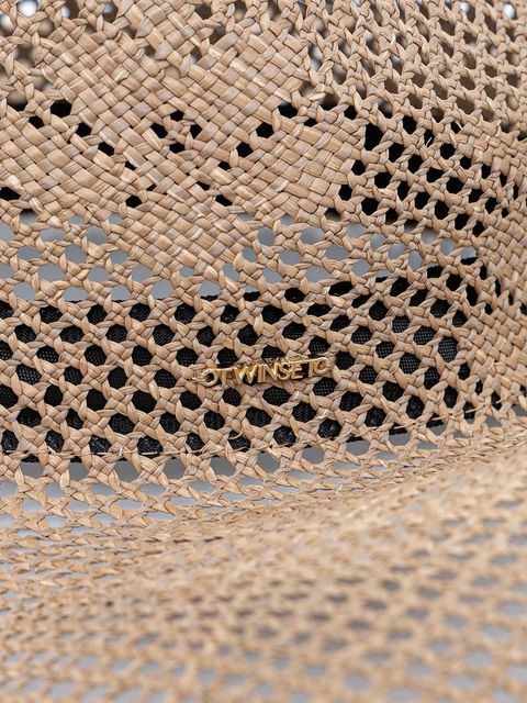 Twinset kapelusz kolor beżowy 261TA4070