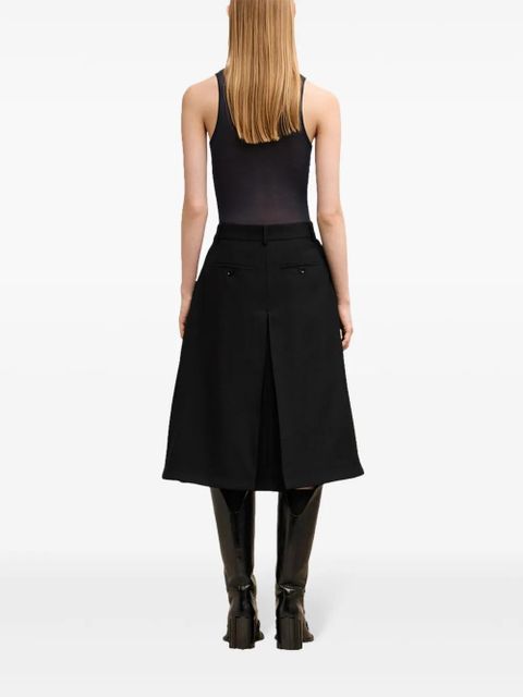 AMI Paris paneled knee-length shorts - Black